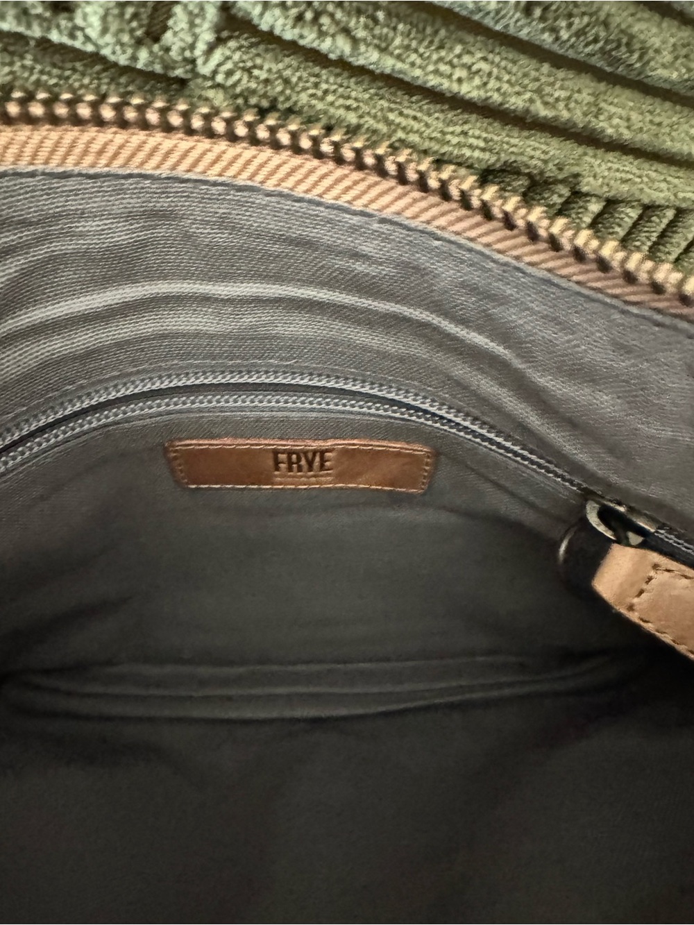 Frye Cognac Leather Crossbody Bag with Adjustable Strap - Picture 5 of 5